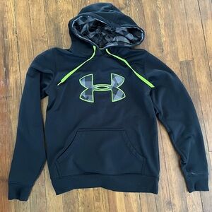 Under Armour Storm Black and Green size small hoodie